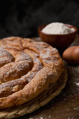 ensaimada, Mallorca, İspanya tipik bir pasta