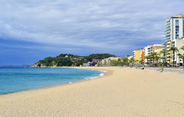 Platja de Lloret beach Lloret de Mar, İspanya