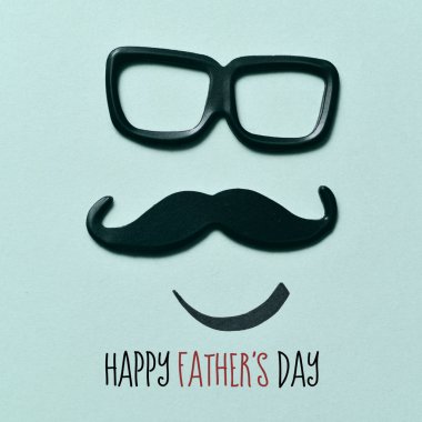 adam yüz ve metin mutlu Babalar günü