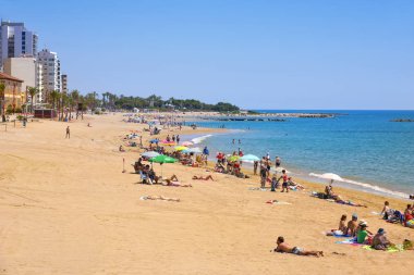Playa del Forti plaj Vinaros, İspanya