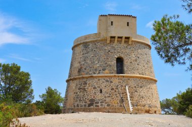 Torre de Campanitx Kulesi Ibiza kent, İspanya