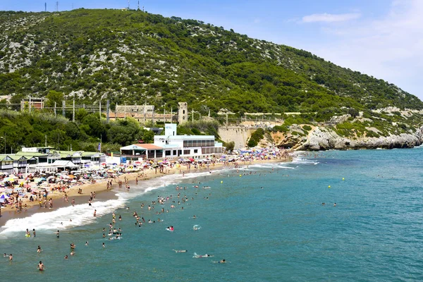 Garraf pláž Sitges, Španělsko — Stock fotografie