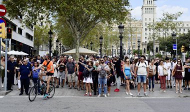 Rambla de Catalunya, Barselona, İspanya