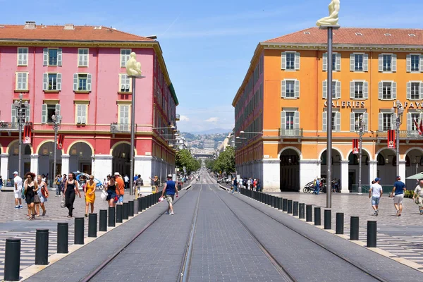 Luogo Massena in Nice, France — Foto Stock