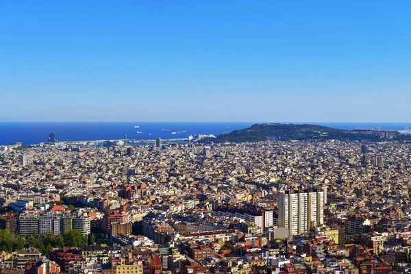 Vue aérienne de Barcelone, Espagne — Photo