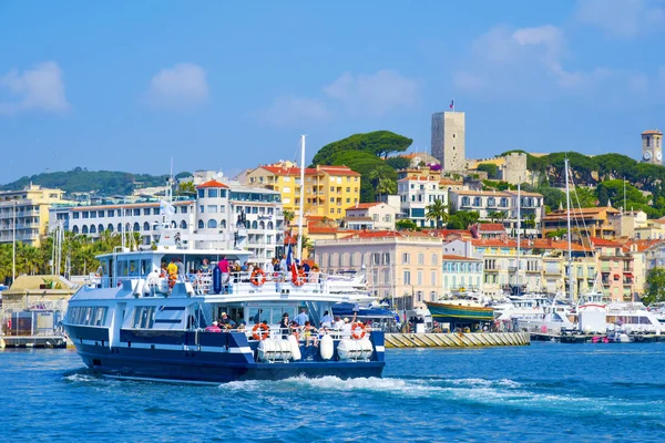 Port w Cannes, Francja — Zdjęcie stockowe