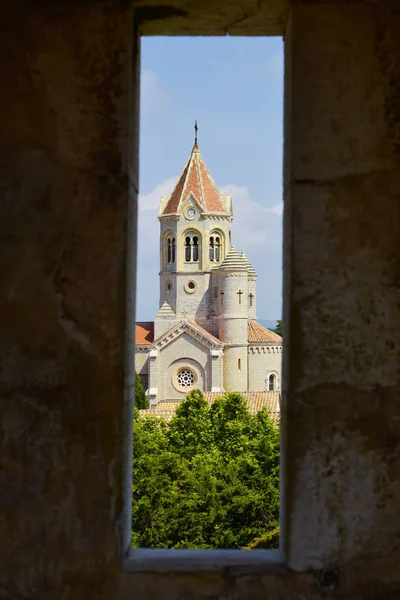 Lerins Abbey in Saint-Honorat island, France — Stock Photo, Image