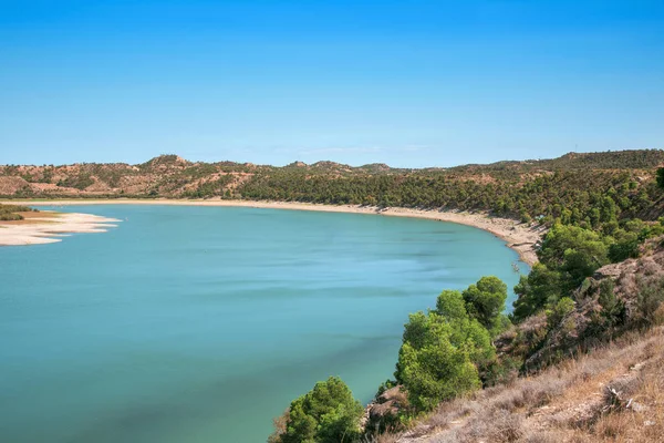 Mequinenza Reservoir, in Zaragoza province, Spain — Stock Photo, Image