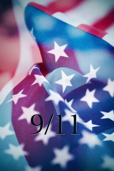 9 月 11 日の攻撃の 9/11 のテキスト — ストック写真