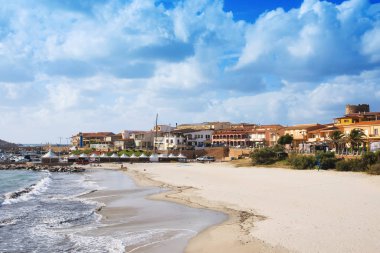 Spiaggia del Porto beach Sardunya, İtalya