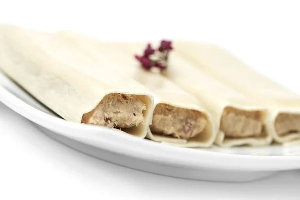 Vlees Gevulde cannelloni — Stockfoto