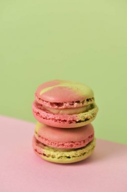 macarons karışık tatlar