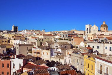 eski şehir, Cagliari, Sardunya, İtalya