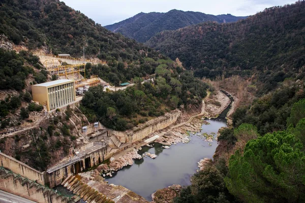 Stausee in Girona, Katalonien, Spanien — Stockfoto