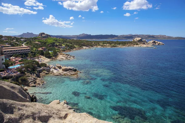 Baja Sardinia Italy Σεπτεμβριου 2017 Θέα Στην Ακτή Της Μπάχα — Φωτογραφία Αρχείου