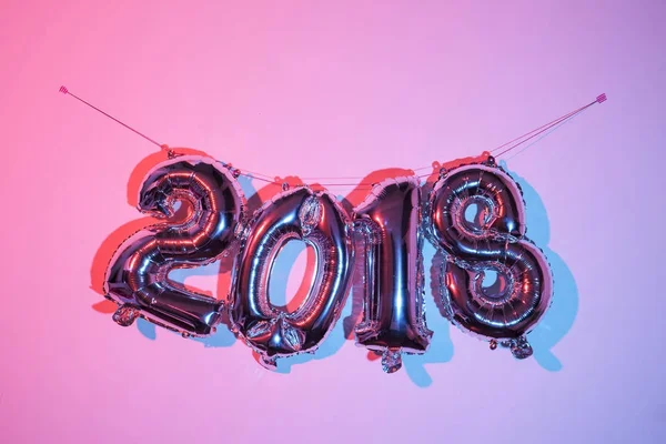 Nummer 2018, als het nieuwe jaar — Stockfoto