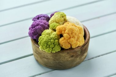 Farklı renkteki karnabahar