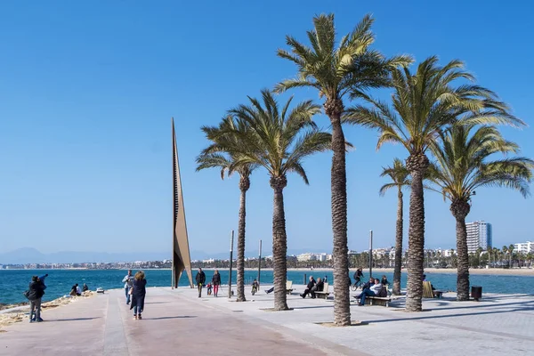 Panoramatický pohled na salou, Španělsko — Stock fotografie