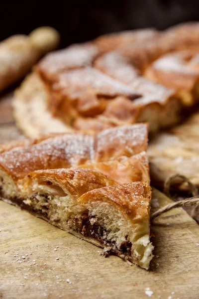 Ensaimada, una pastelería típica de Mallorca, España — Foto de Stock