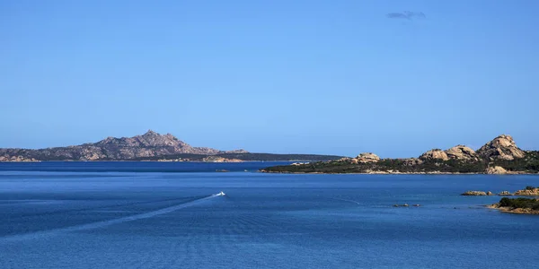 Une Vue Panoramique Sur Les Îles Maddalena Santo Stefano Caprera — Photo