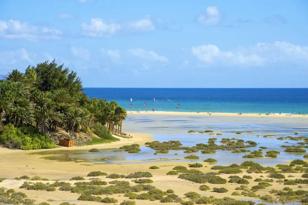 Playa de Sotavento en Fuerteventura, España — Foto de Stock