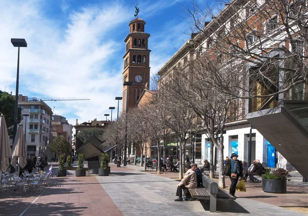 Πλατεία Juntament στο Hospitalet, Ισπανία — Φωτογραφία Αρχείου