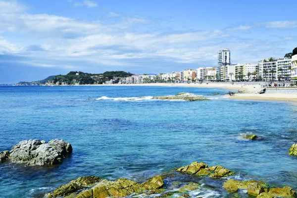 Lloret de Mar, sur la Costa Brava, Espagne — Photo