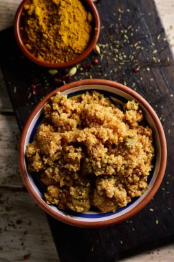 Tavuk ve sebzeli kuskus.