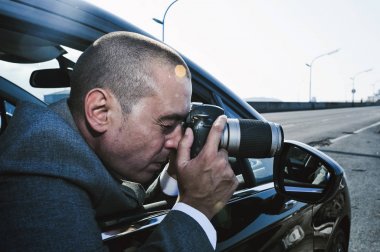 Dedektif ya da çekim bir CA'dan paparazzi
