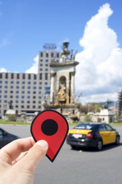 Placa de Espanya Meydanı Barcelona, İspanya