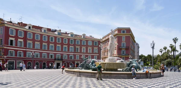 Náměstí Place Massena v Nice, Francie — Stock fotografie