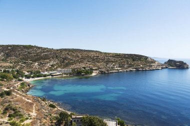 Sardinya, İtalya 'daki Spiaggia di Calamosca plajı