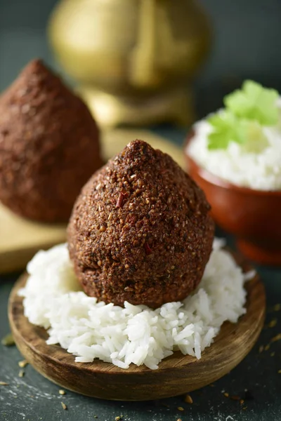 Kibbeh, ein levantinisches Gericht — Stockfoto