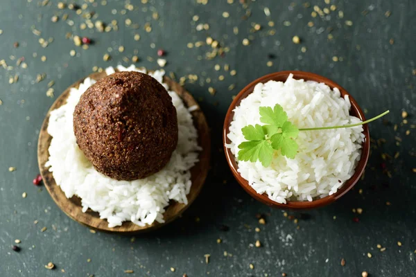 Kibbeh, een Levantijnse schotel — Stockfoto