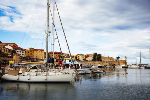 Port of Alghero, Sardinia, Italy — Stock Photo, Image