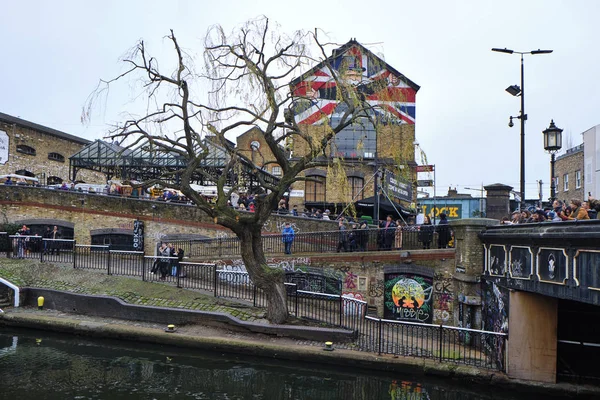 Camden Lock v Londýně, Velká Británie — Stock fotografie