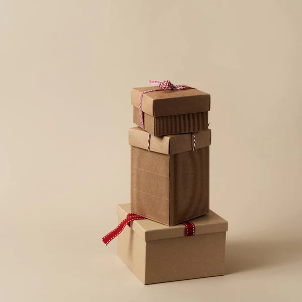 Montón de cajas de regalo — Foto de Stock