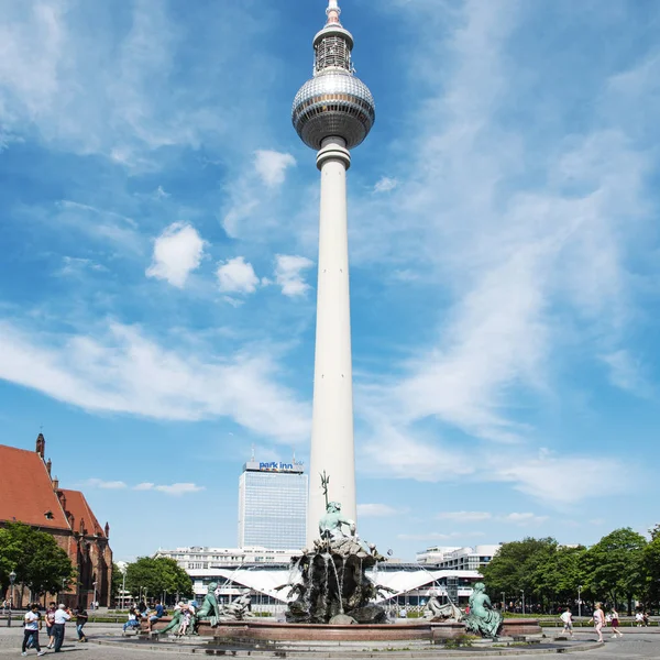 Torre de Televisión en Berlín, Alemán —  Fotos de Stock