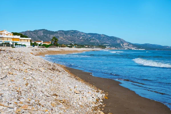 Strand van Serradal in Alcossebre, Spanje — Stockfoto