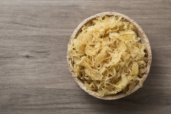 Cooked sauerkraut, german fermented cabbage — 스톡 사진