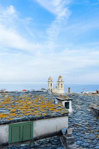 Old town of Bastia, in Corsica, Franc — Stock Photo, Image