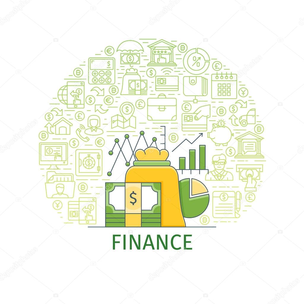 Finance concept banner