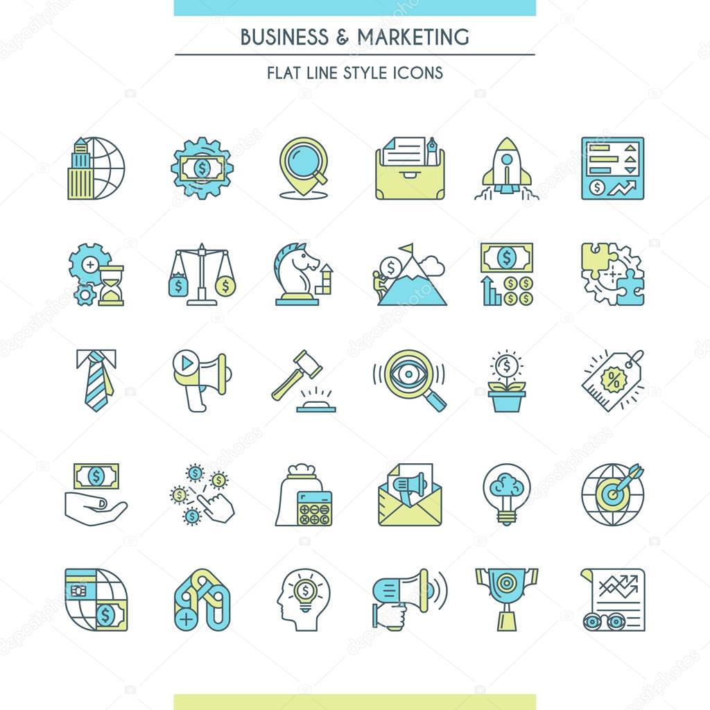 Business and marketing icons