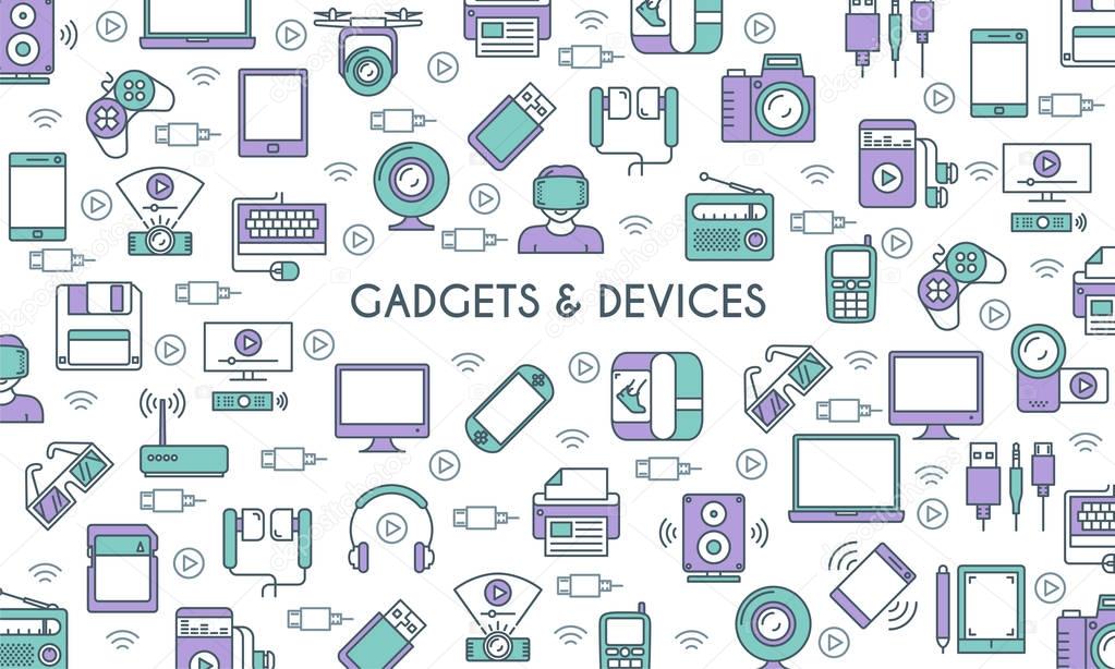 Gadget and devices banner