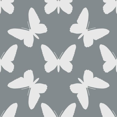 Simetrik desen kelebek yumuşak pastel tonlarda. Suita