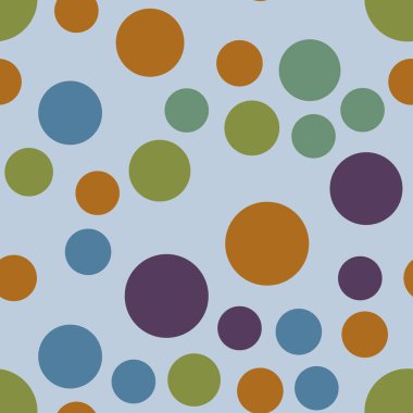 Farklı daireler ile soyut seamless modeli. Geometri rando