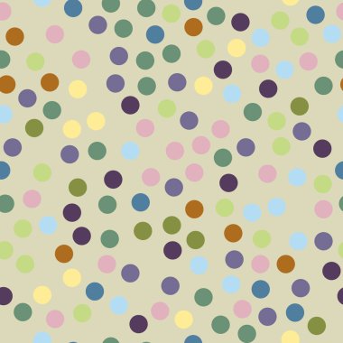 Farklı daireler ile soyut seamless modeli. Geometri rando