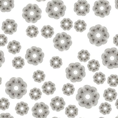 Sarmal unsurlar ile modern tarzda Dikişsiz soyut desen. 