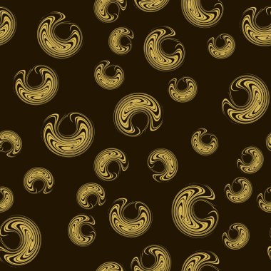 Sarmal unsurlar ile modern tarzda Dikişsiz soyut desen. 