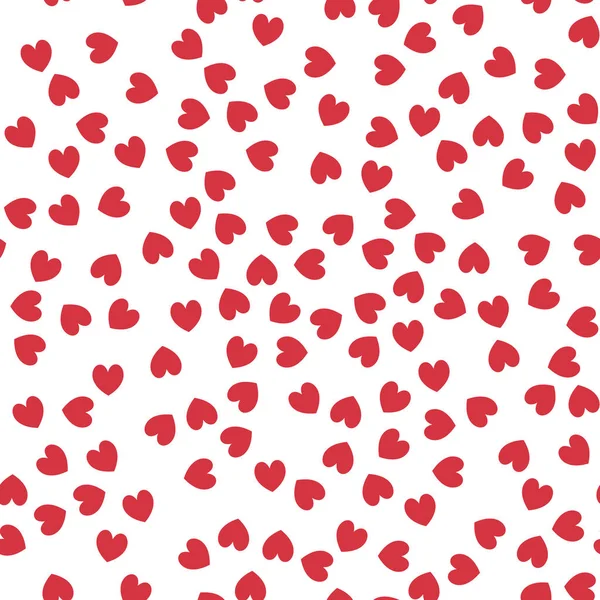 Seamless pattern of hearts for the holiday. Vector illustration — Stock Vector